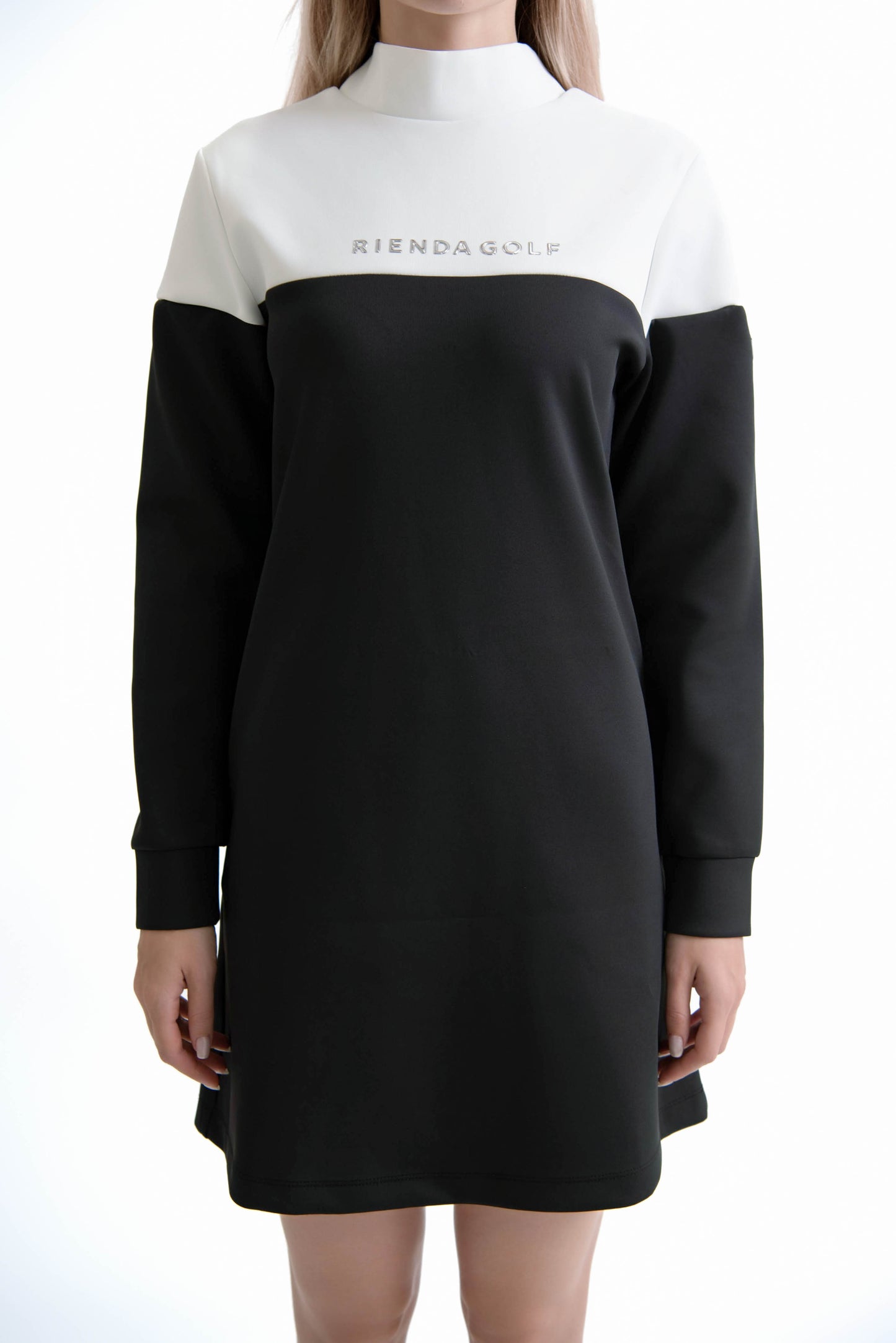 バイカラーロゴカットワンピース(Black)