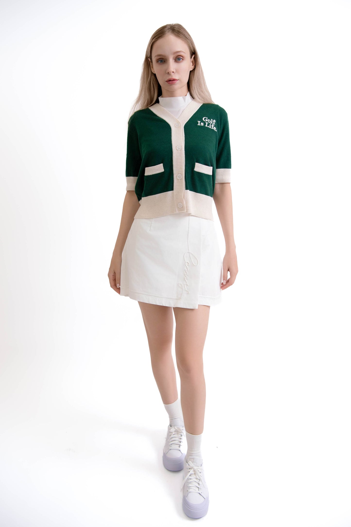 Golf is Life カーディガン(Green)
