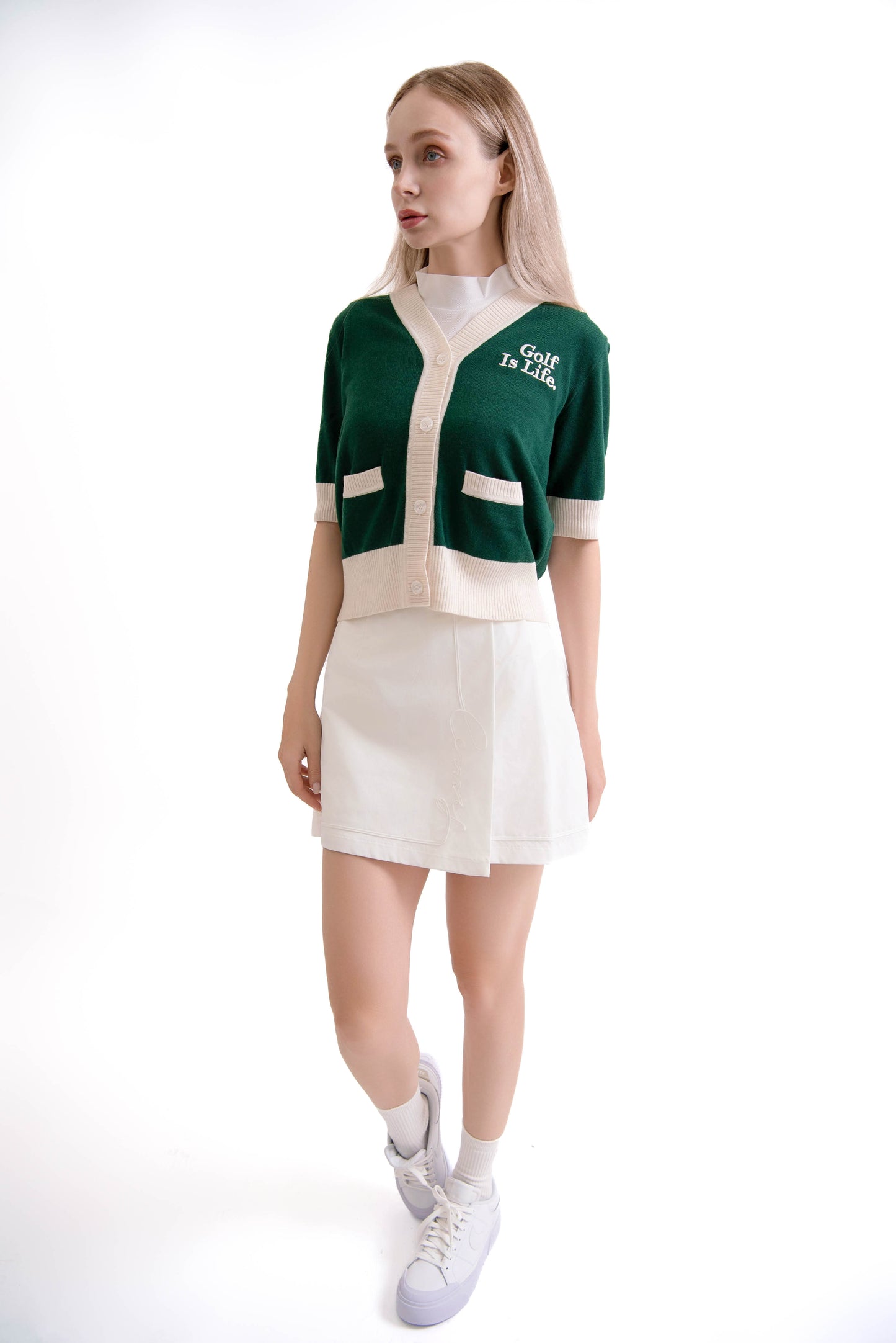 Golf is Life カーディガン(Green)