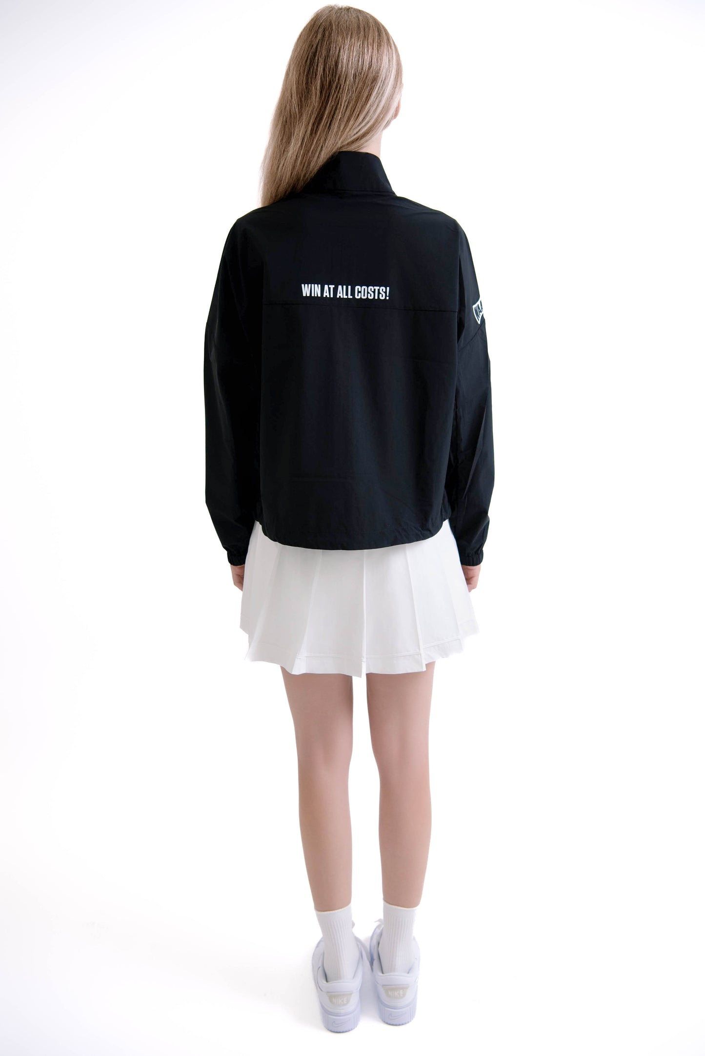 2.5層ラミネートストレッチタフタ アウター(Black)