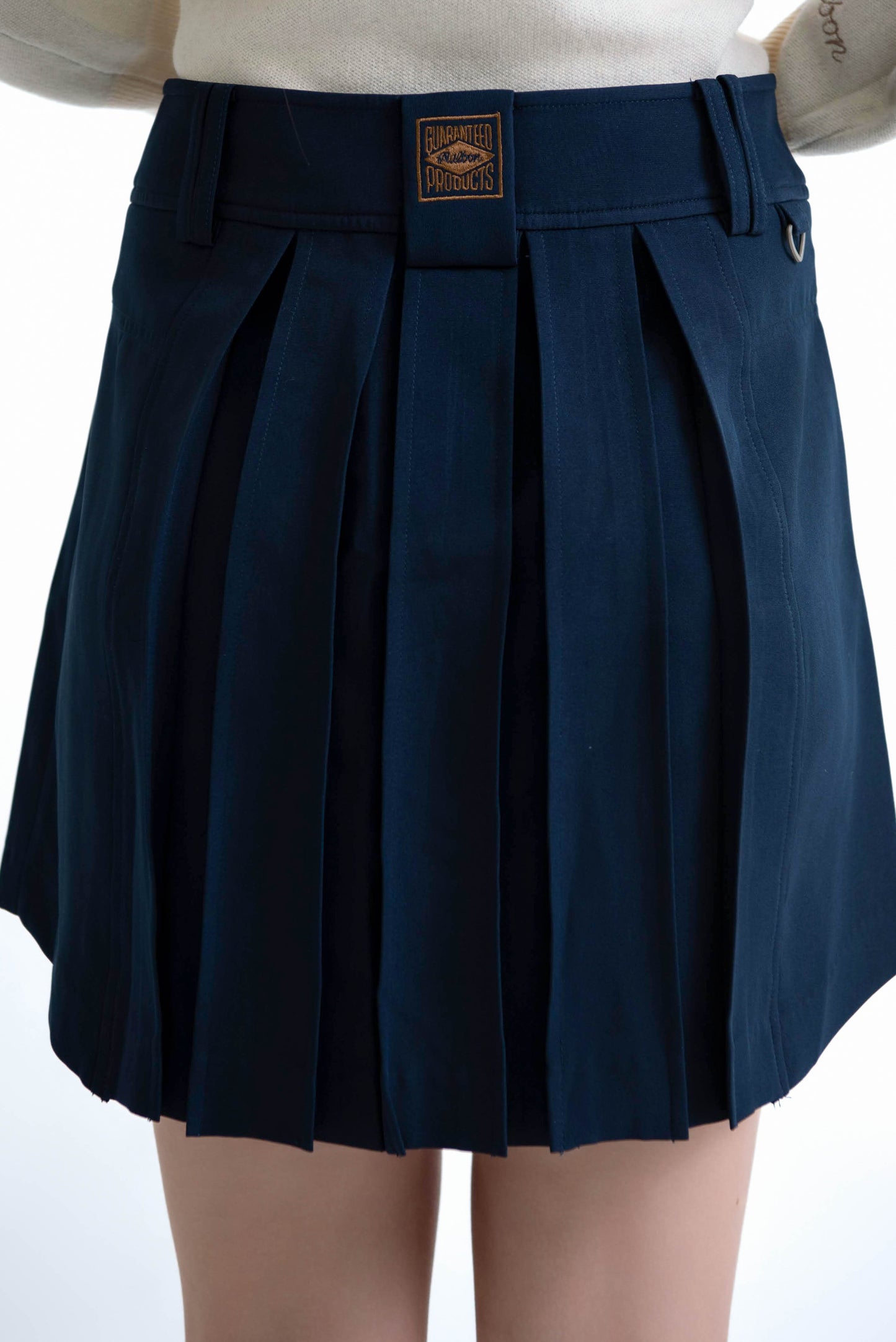 プリーツカーゴスカート(Navy)