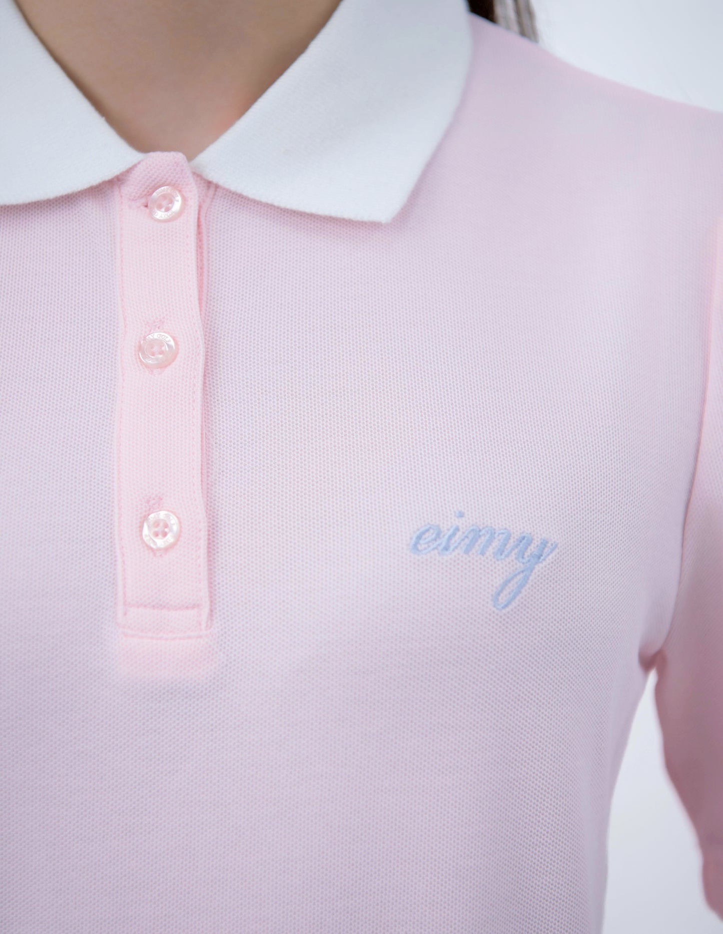 クレリックパフスリーブポロ(Pink)