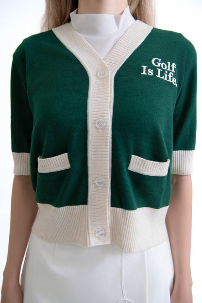 Golf is Life カーディガン（Green）